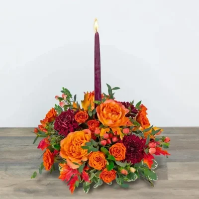 Persimmon Glow Centerpiece
