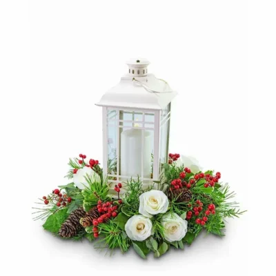 Piney Rose Lantern