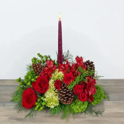 Pinegrove Candlelit Centerpiece