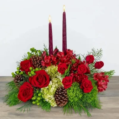 Holiday Pinegrove Centerpiece