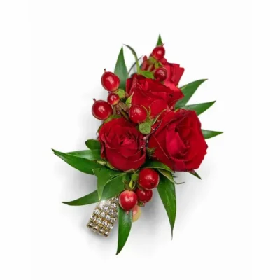 Crimson Corsage