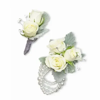 Virtue Corsage and Boutonniere Set
