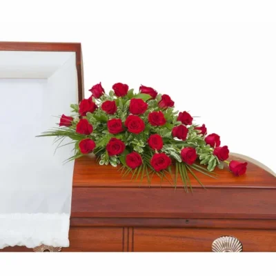 Simply Roses Standard Casket Spray